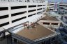 Telebelt truck installs rooflite extensive mc 100' away